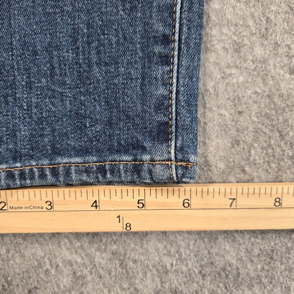Madewell The Perfect Vintage Jeans Womens 27 Blue High Rise Straight Button Fly - Picture 8 of 15